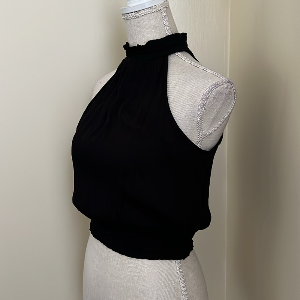 🆕 Angie Black Halter Top - Picture 5 of 10